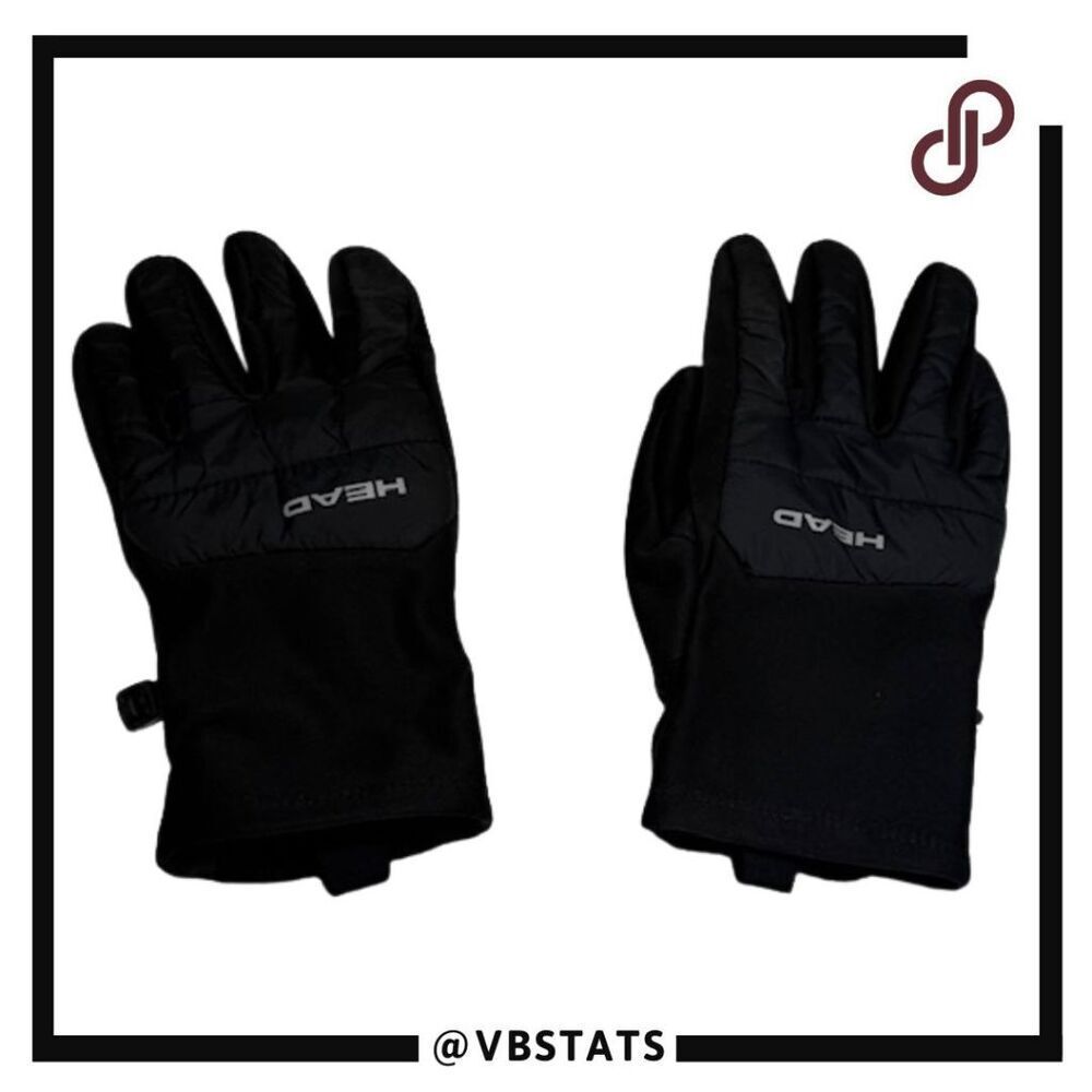 Head Unisex Hybrid Waterproof Gloves‎ Black Size Medium